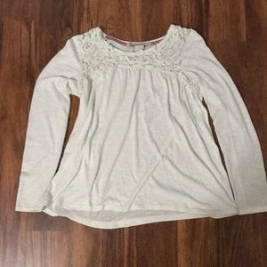 White long sleeve shirt